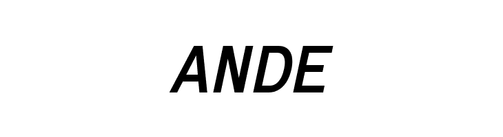 Anonymous Pro Bold Italic  Free Fonts Download