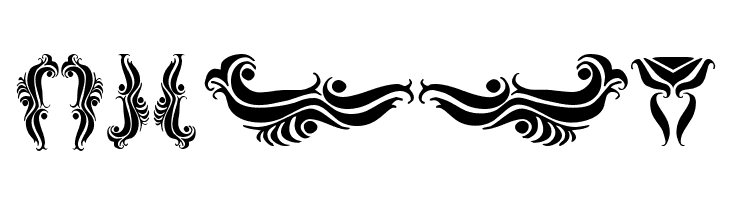 Absinth Flourishes I  Free Fonts Download