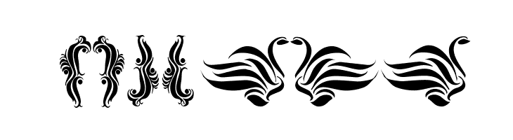 Absinth Flourishes I  Free Fonts Download