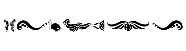 Absinth Flourishes I  Free Fonts Download