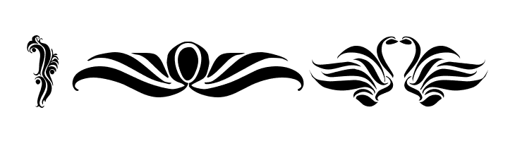 Absinth Flourishes I  Free Fonts Download