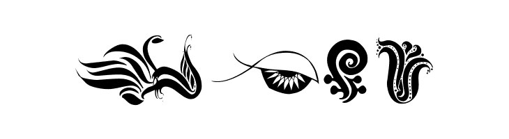 Absinth Flourishes I  Free Fonts Download