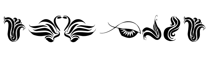 Absinth Flourishes I  Free Fonts Download