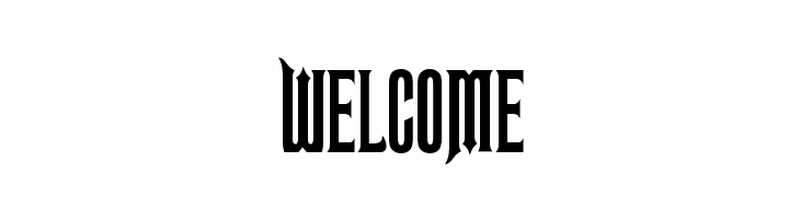 WELCOME Ravenscroft Font