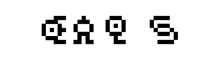 Pokemon Unown GB  Free Fonts Download