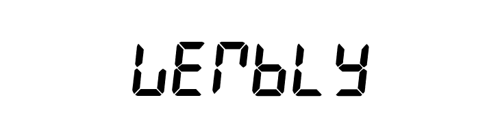 LiquidCrystal  Free Fonts Download