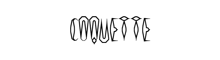 Quill Experimental O BRK  Free Fonts Download