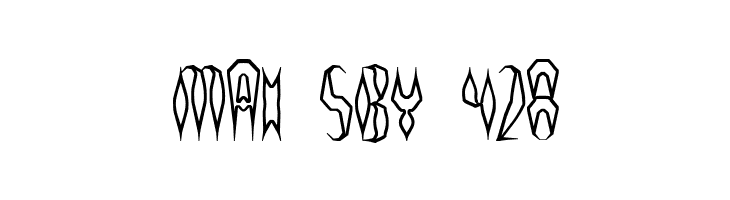 Quill Experimental O BRK  Free Fonts Download