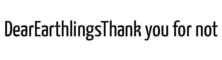 Yanone Kaffeesatz Regular  Free Fonts Download