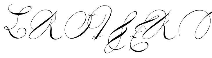 18th Century Initials  Free Fonts Download