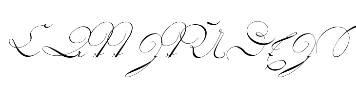 18th Century Initials  Free Fonts Download