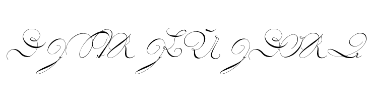 18th Century Initials  Free Fonts Download