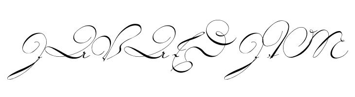 18th Century Initials  Free Fonts Download