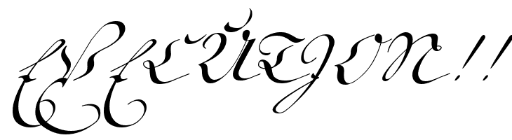 18th Century Kurrent Start  Free Fonts Download