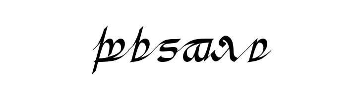 Greifswalder Tengwar  Free Fonts Download