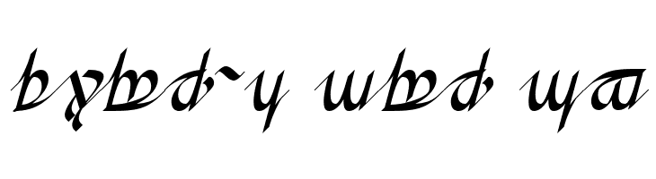 Greifswalder Tengwar  Free Fonts Download
