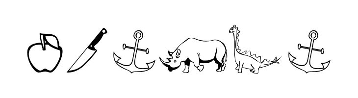 Alfabilder  Free Fonts Download