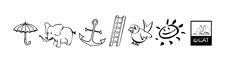 Alfabilder  Free Fonts Download