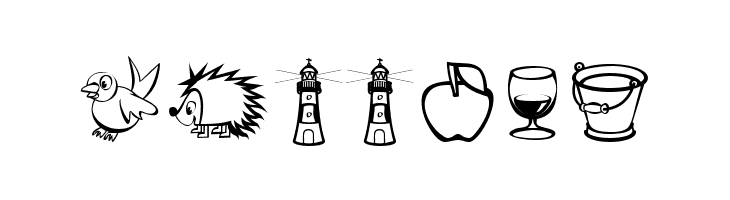 Alfabilder  Free Fonts Download