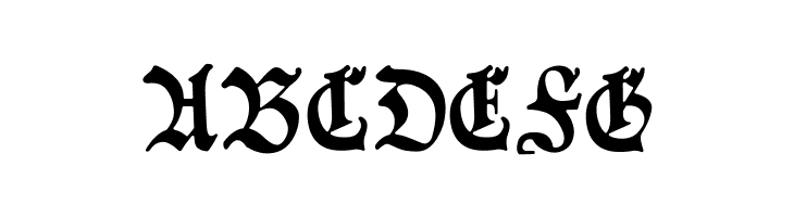 Goeschen Fraktur UNZ1A  Free Fonts Download