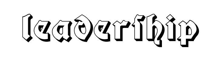 Moderne 3D Schwabacher  Free Fonts Download