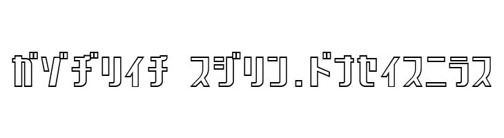 Chicagothic Outline  Free Fonts Download