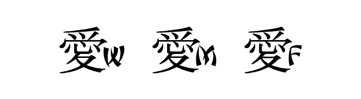 JLR Chinese Love  Free Fonts Download