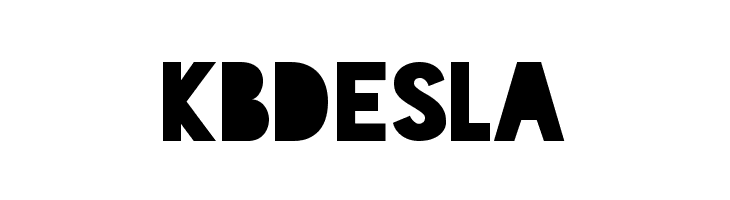KBDEsLA Blackout Midnight Font