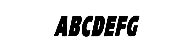 VTC-KomikaHeadLinerOne Bold Italic  Free Fonts Download