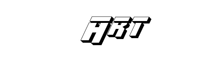 Whiskey Bravo Victor Laser3D  Free Fonts Download