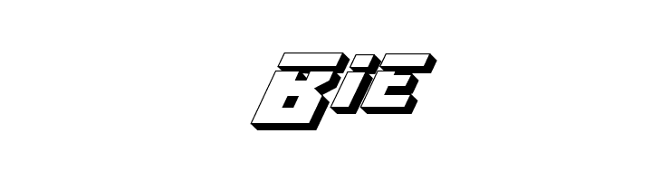 Whiskey Bravo Victor Laser3D  Free Fonts Download