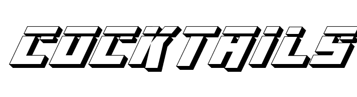 Whiskey Bravo Victor Laser3D  Free Fonts Download