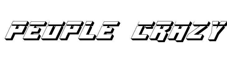 Whiskey Bravo Victor Laser3D  Free Fonts Download