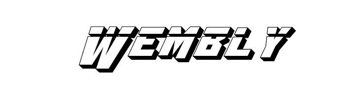 Whiskey Bravo Victor Laser3D  Free Fonts Download