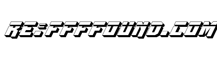 Whiskey Bravo Victor Laser3D  Free Fonts Download