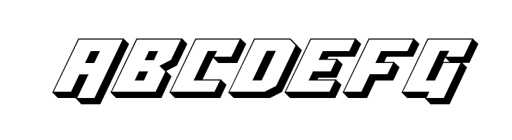 Whiskey Bravo Victor 3D  Free Fonts Download