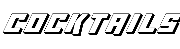 Whiskey Bravo Victor 3D  Free Fonts Download