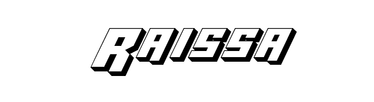 Whiskey Bravo Victor 3D  Free Fonts Download