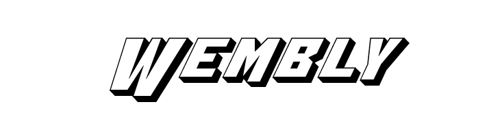 Whiskey Bravo Victor 3D  Free Fonts Download