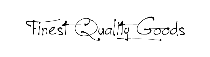 Finest%2BQuality%2BGoods Jellyka - le Grand Saut Textual Font