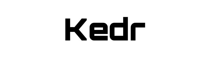 Kedr Orbitron Black Font