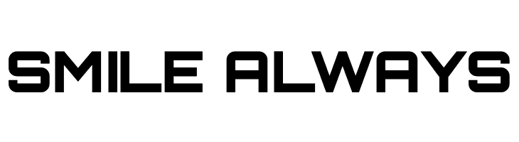 SMILE%2BALWAYS Orbitron Black Font