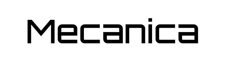 Mecanica Orbitron Medium Font