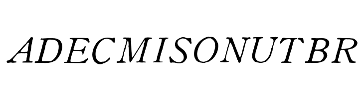 OldstyleHPLHS-Italic  Free Fonts Download