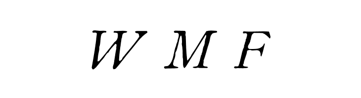 OldstyleHPLHS-Italic  Free Fonts Download