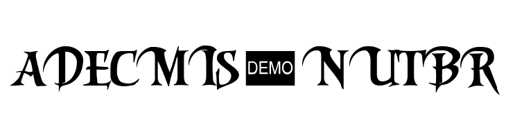 Evil Dead 3 DEMO  Free Fonts Download