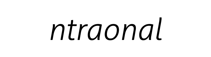 Aller Light Italic  Free Fonts Download