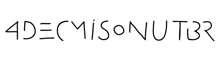 Amputation  Free Fonts Download