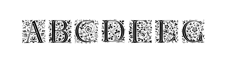 Floralalpha  Light  Free Fonts Download