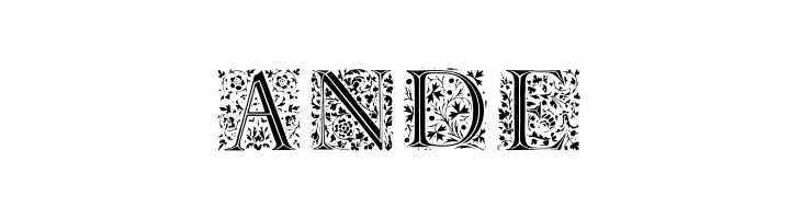 Floralalpha  Light  Free Fonts Download